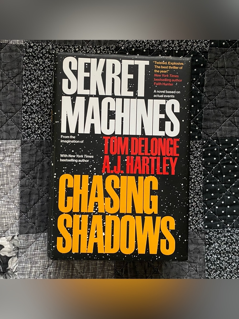 ]sekret machines book 1: chasing shadows by tom delonge, a.j. hartley, hardcover